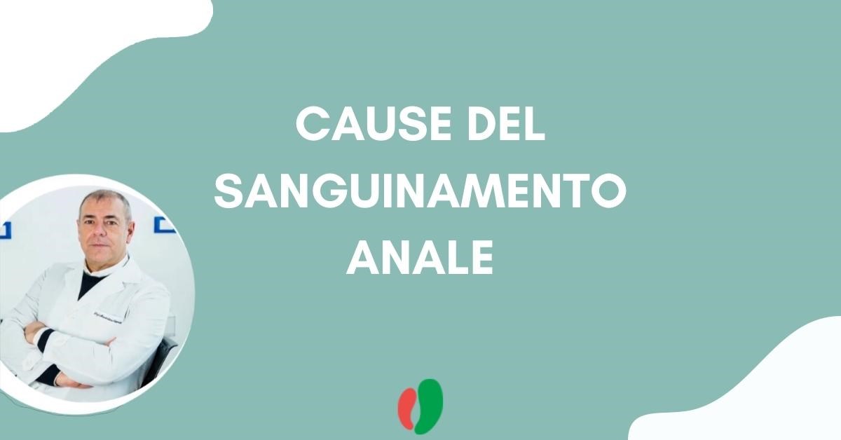 Cause del sanguinamento anale