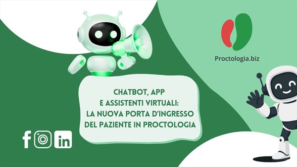 Chatbot, app e assistenti virtuali: la nuova porta d’ingresso del paziente in proctologia