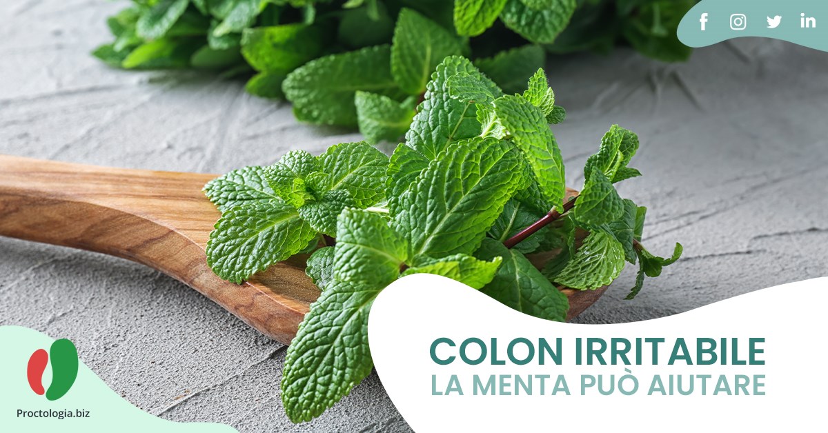 Colon irritabile: la menta può aiutare