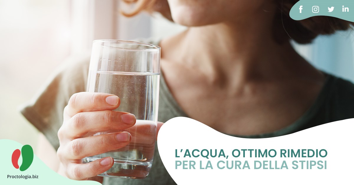 L’acqua, una medicina naturale per la cura della stipsi