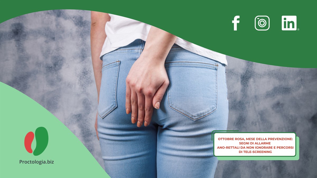 Ottobre Rosa, ma non solo: segni di allarme ano-rettali da non ignorare e percorsi di tele-screening