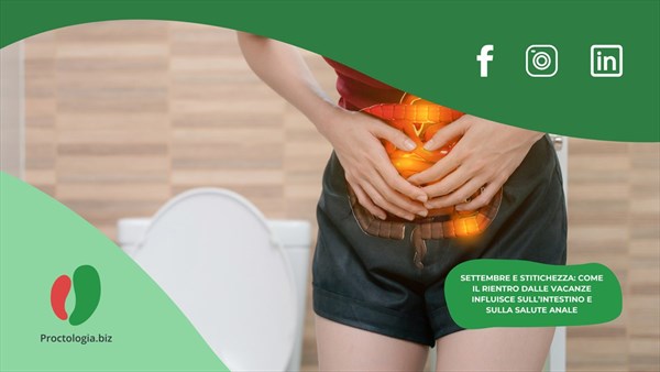 Settembre e stitichezza: come il rientro dalle vacanze influisce sull’intestino e sulla salute anale