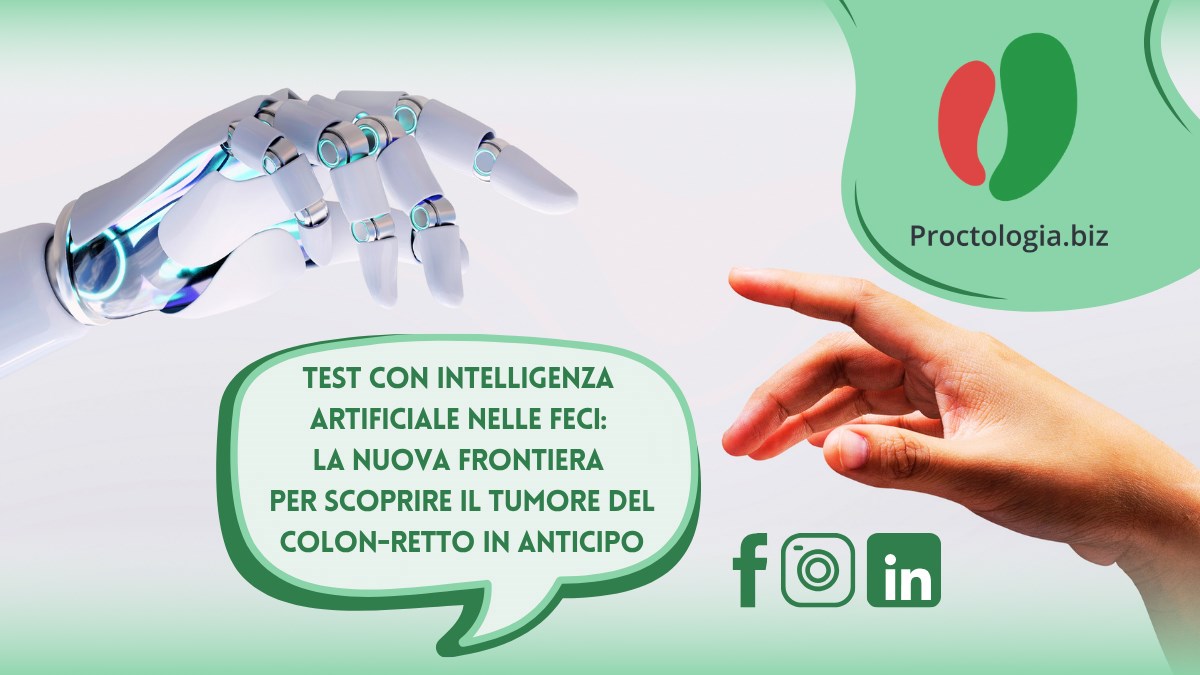Test con intelligenza artificiale nelle feci: la nuova frontiera per scoprire il tumore del colon-retto in anticipo